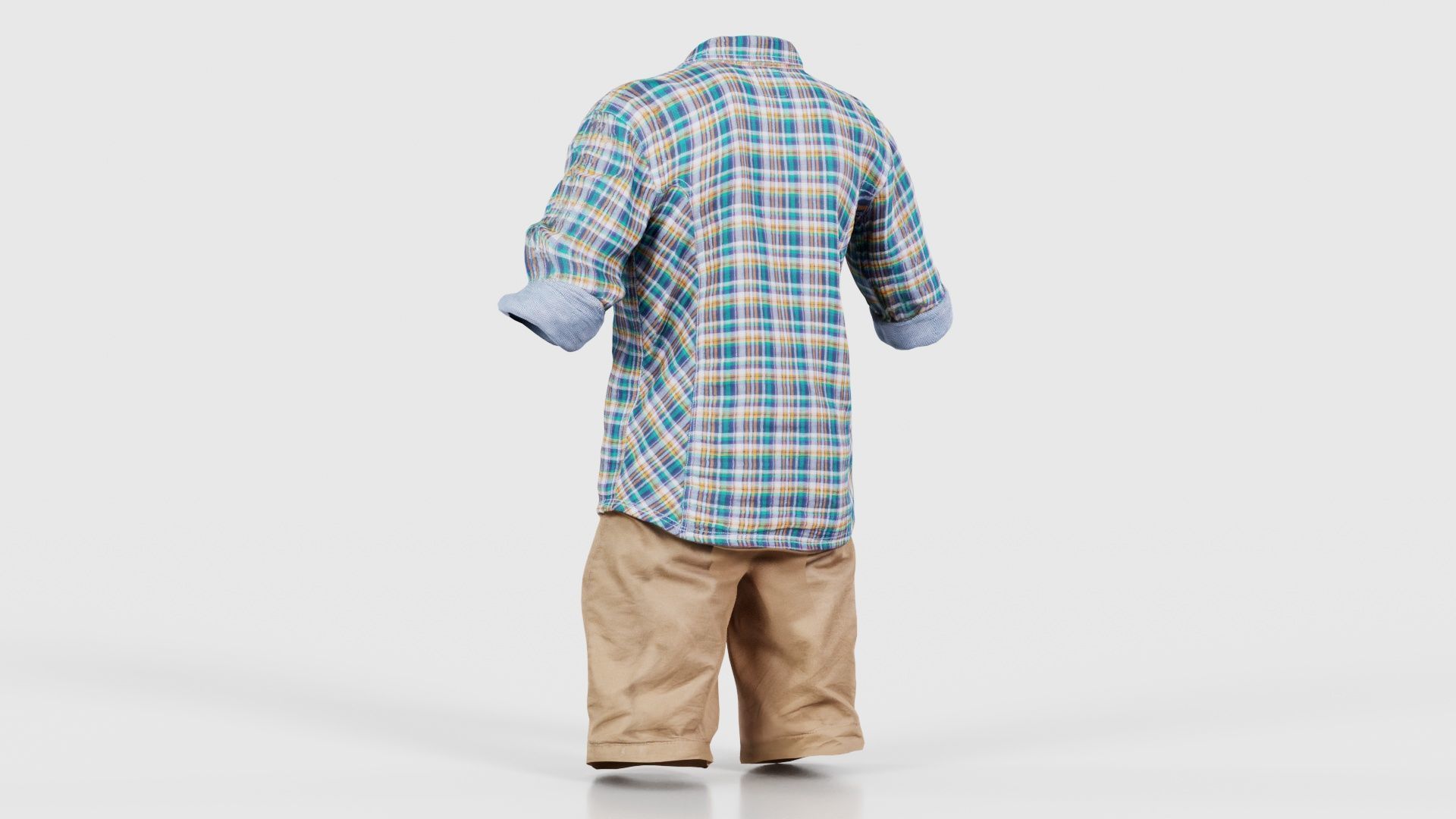 Kid 7 Low-poly 3D model_22