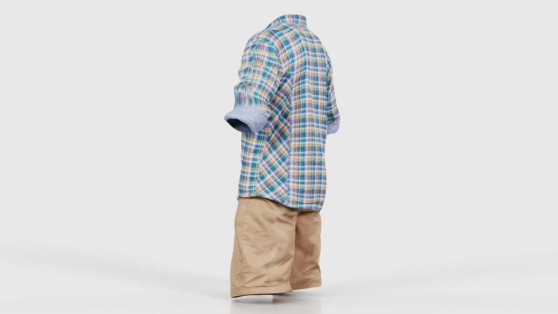 Kid 7 Low-poly 3D model_23