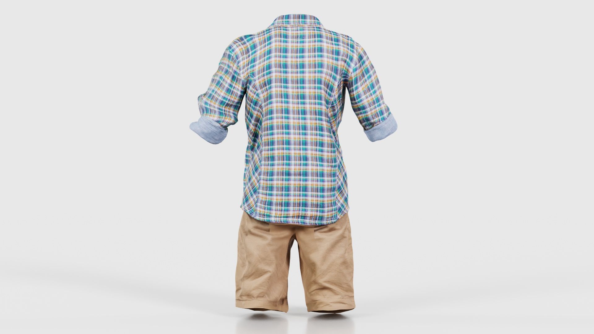 Kid 7 Low-poly 3D model_21