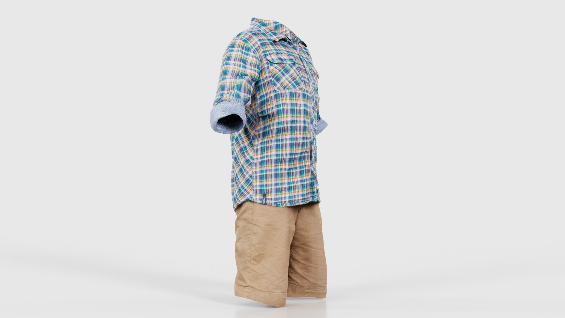 Kid 7 Low-poly 3D model_17