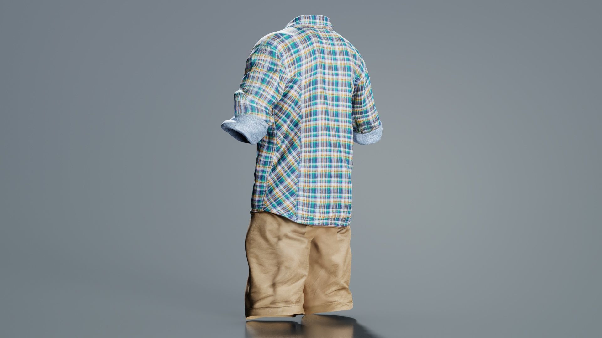 Kid 7 Low-poly 3D model_6