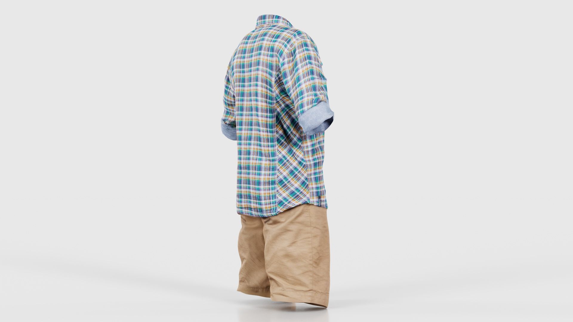 Kid 7 Low-poly 3D model_19