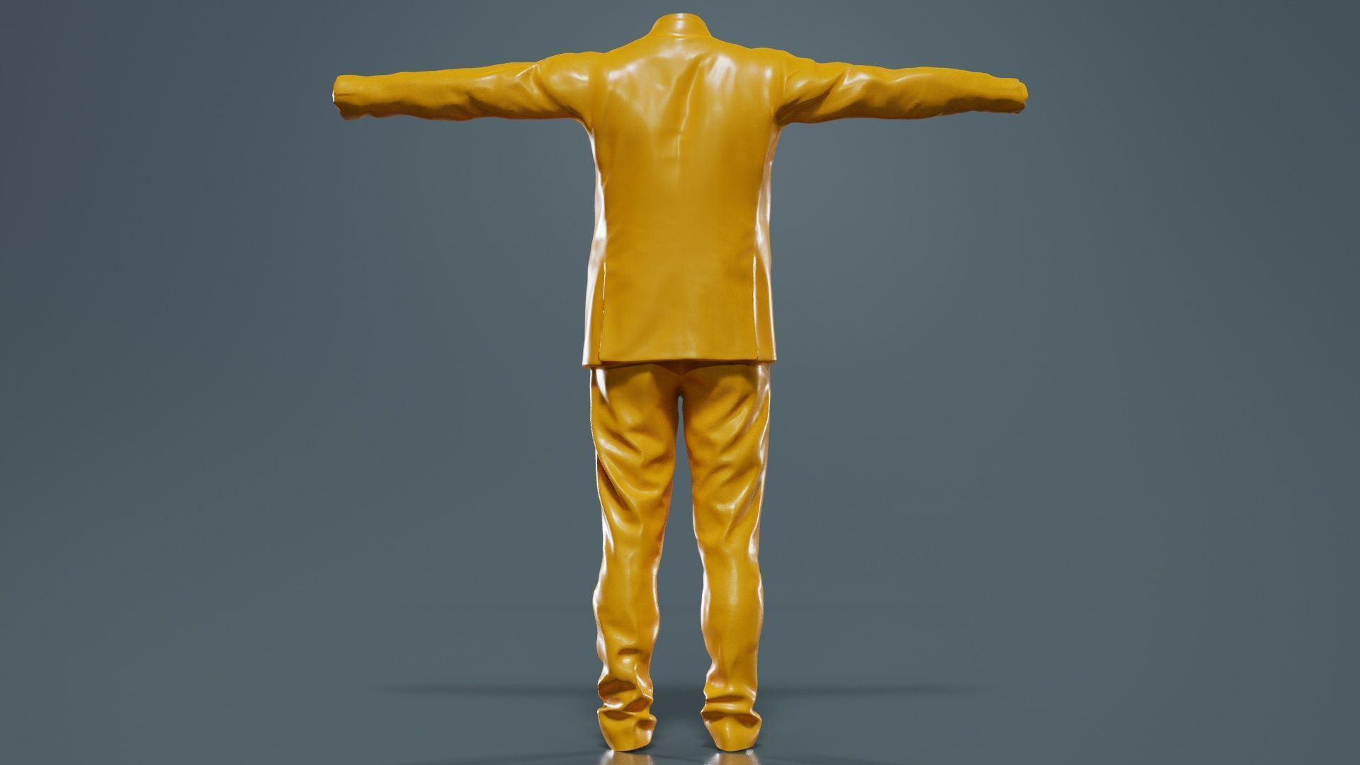 Business Costume 1 Low-poly 3D model_13