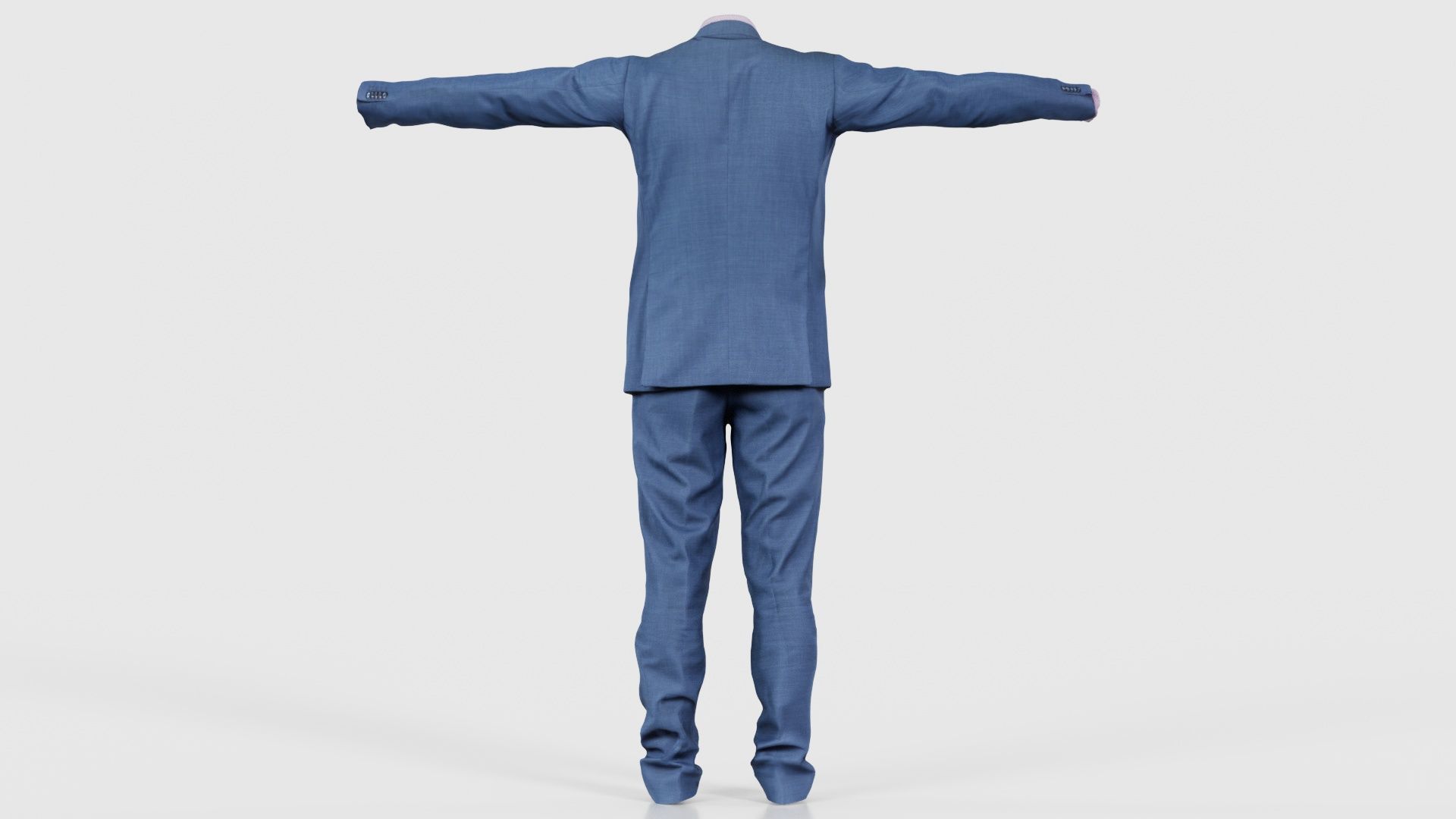 Business Costume 1 Low-poly 3D model_21