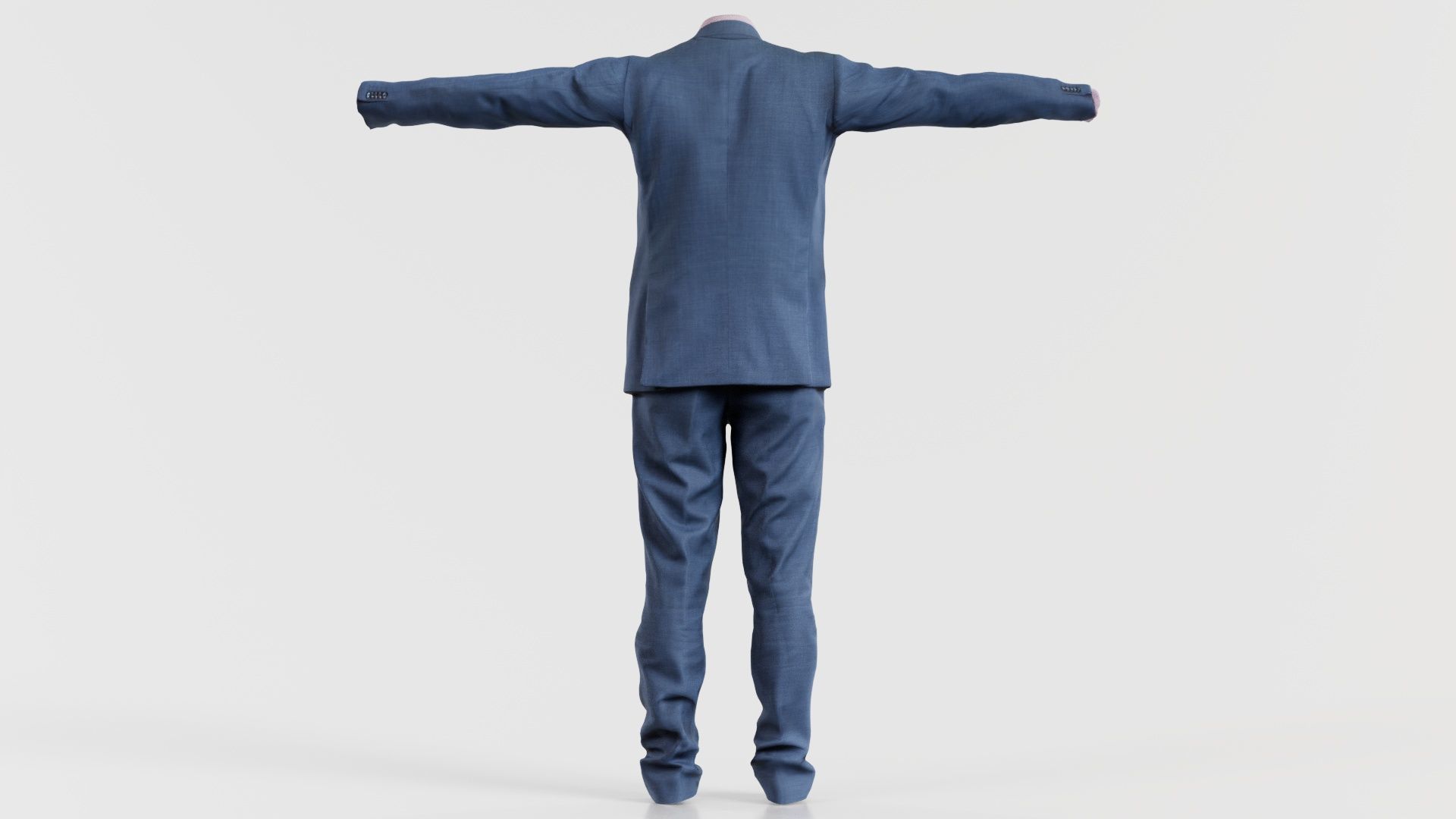 Business Costume 1 Low-poly 3D model_8