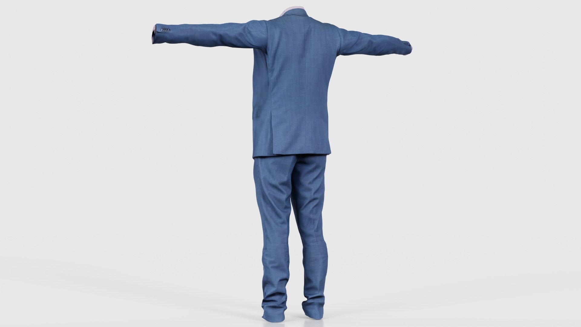 Business Costume 1 Low-poly 3D model_22