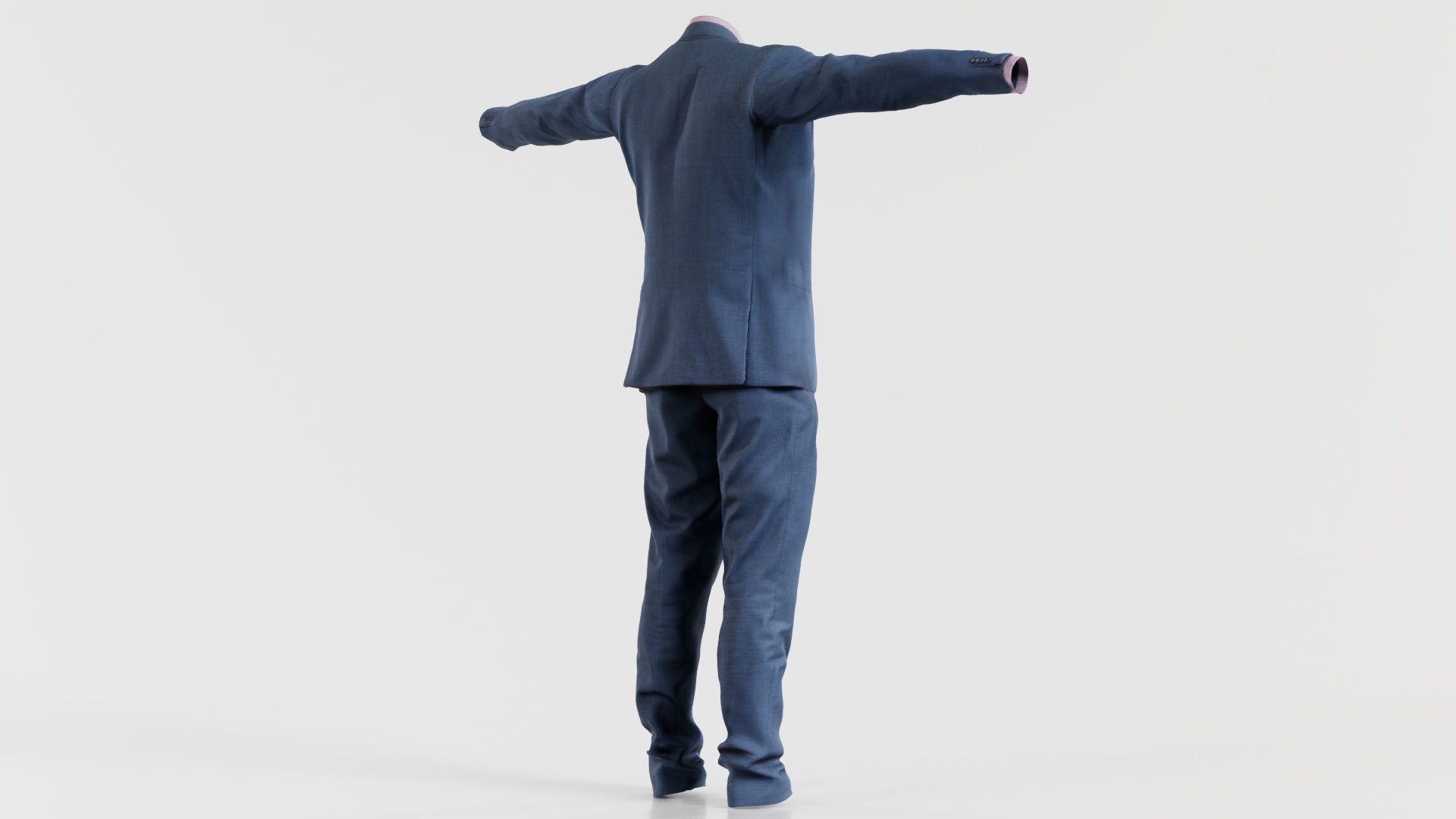 Business Costume 1 Low-poly 3D model_1