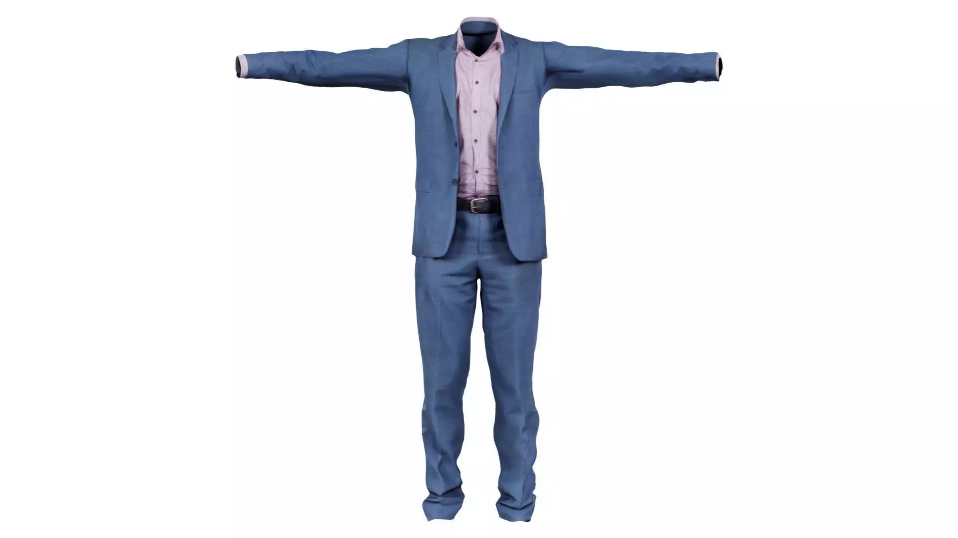 Business Costume 1 Low-poly 3D model_0