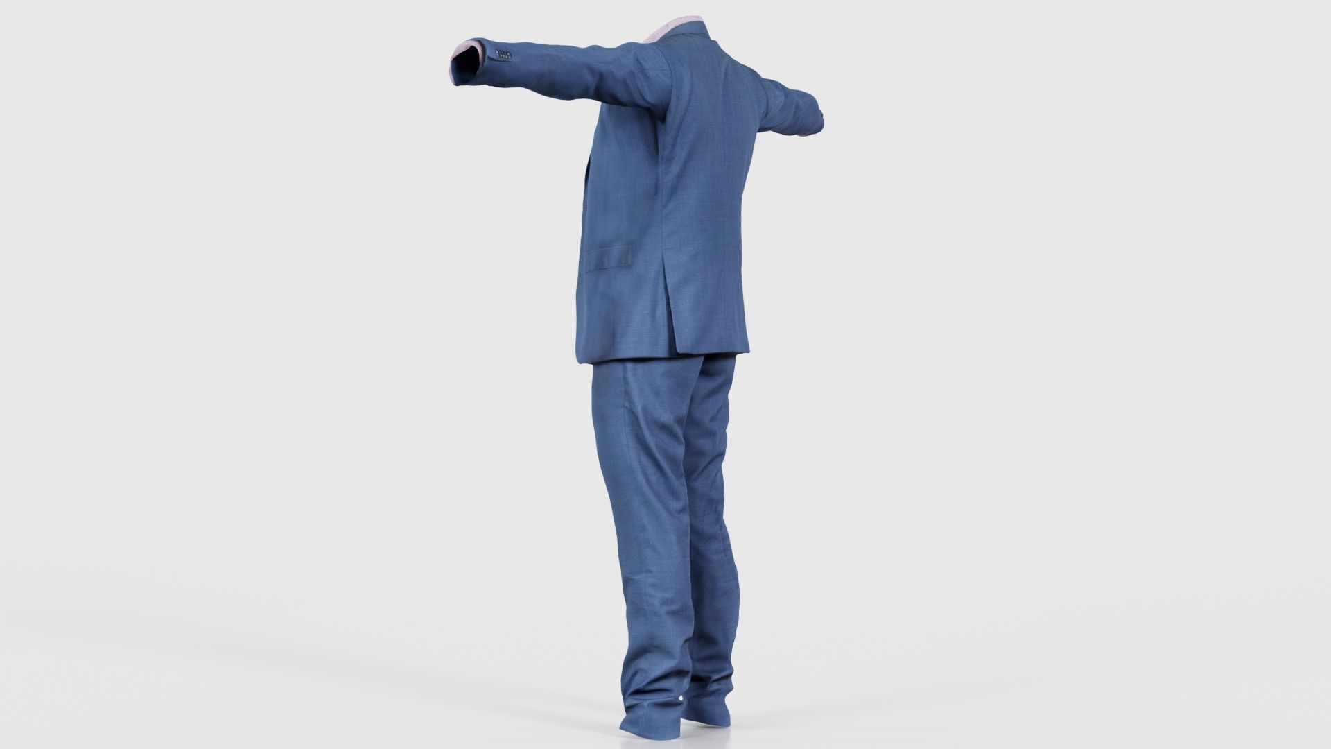 Business Costume 1 Low-poly 3D model_23