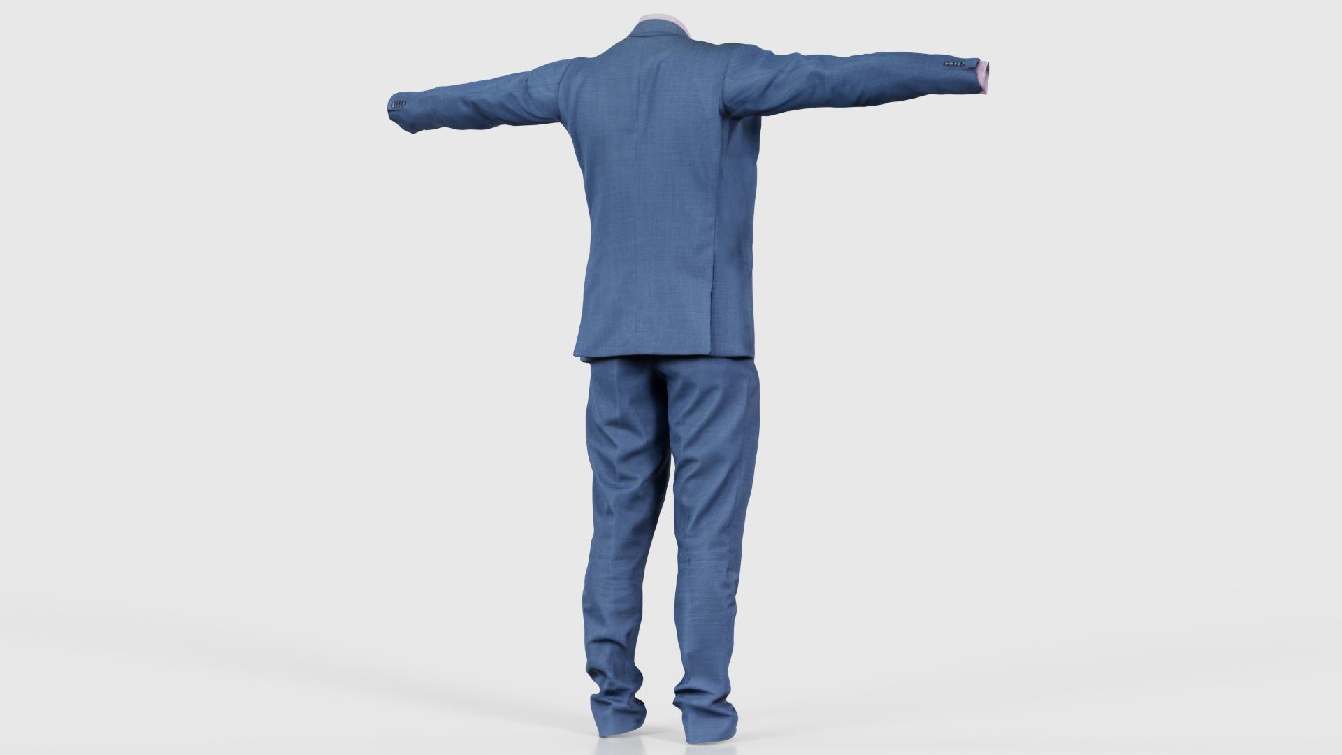 Business Costume 1 Low-poly 3D model_20