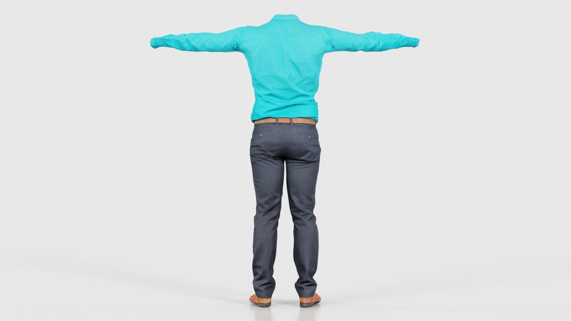 Business Costume 10 Low-poly 3D model_21