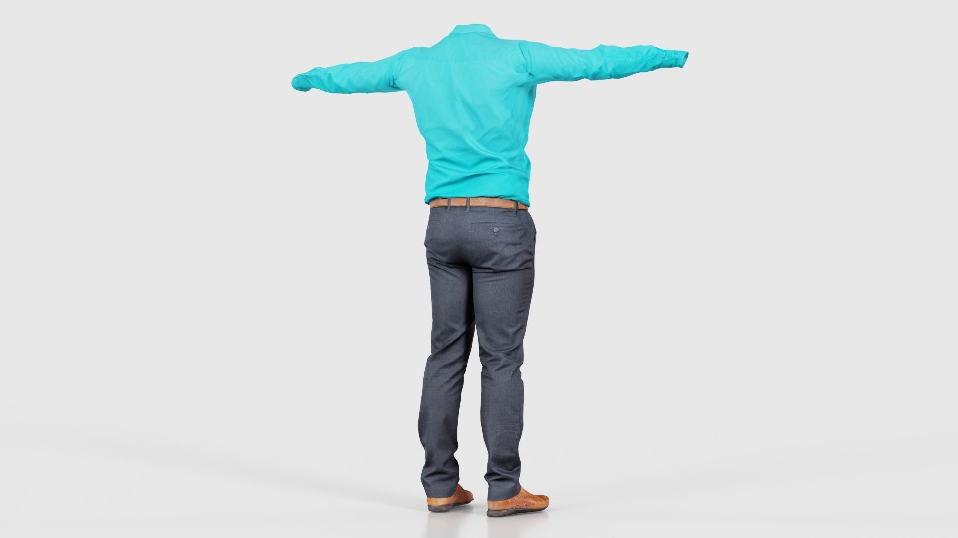 Business Costume 10 Low-poly 3D model_20