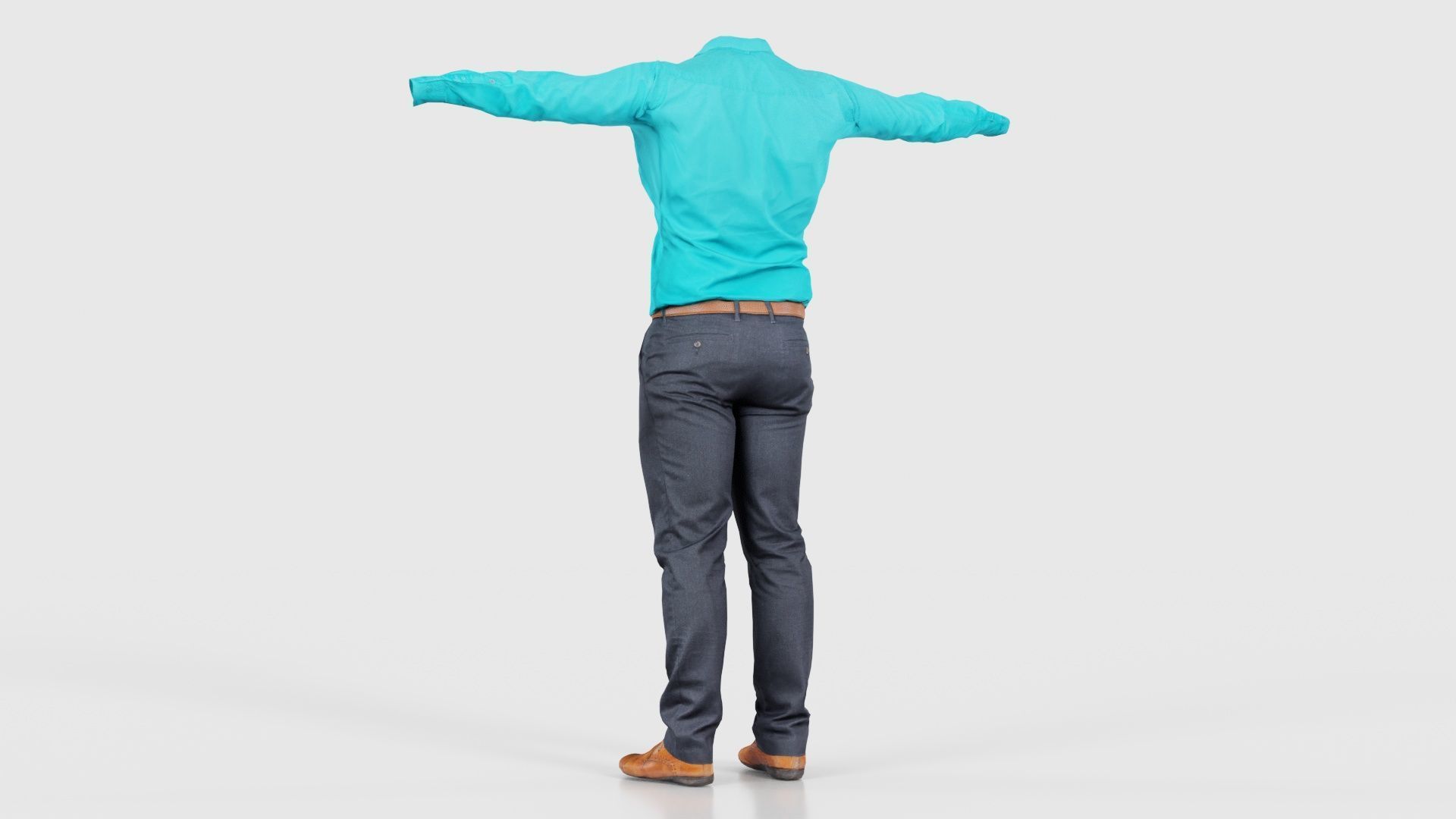 Business Costume 10 Low-poly 3D model_22