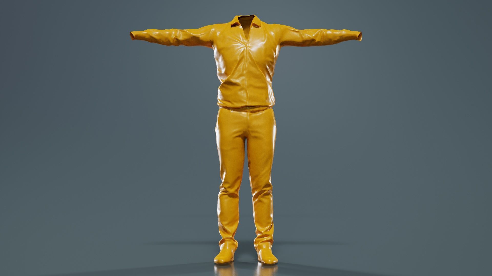 Business Costume 10 Low-poly 3D model_12