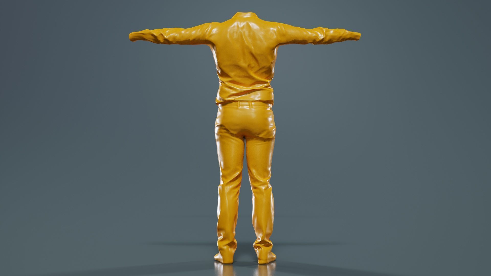 Business Costume 10 Low-poly 3D model_13