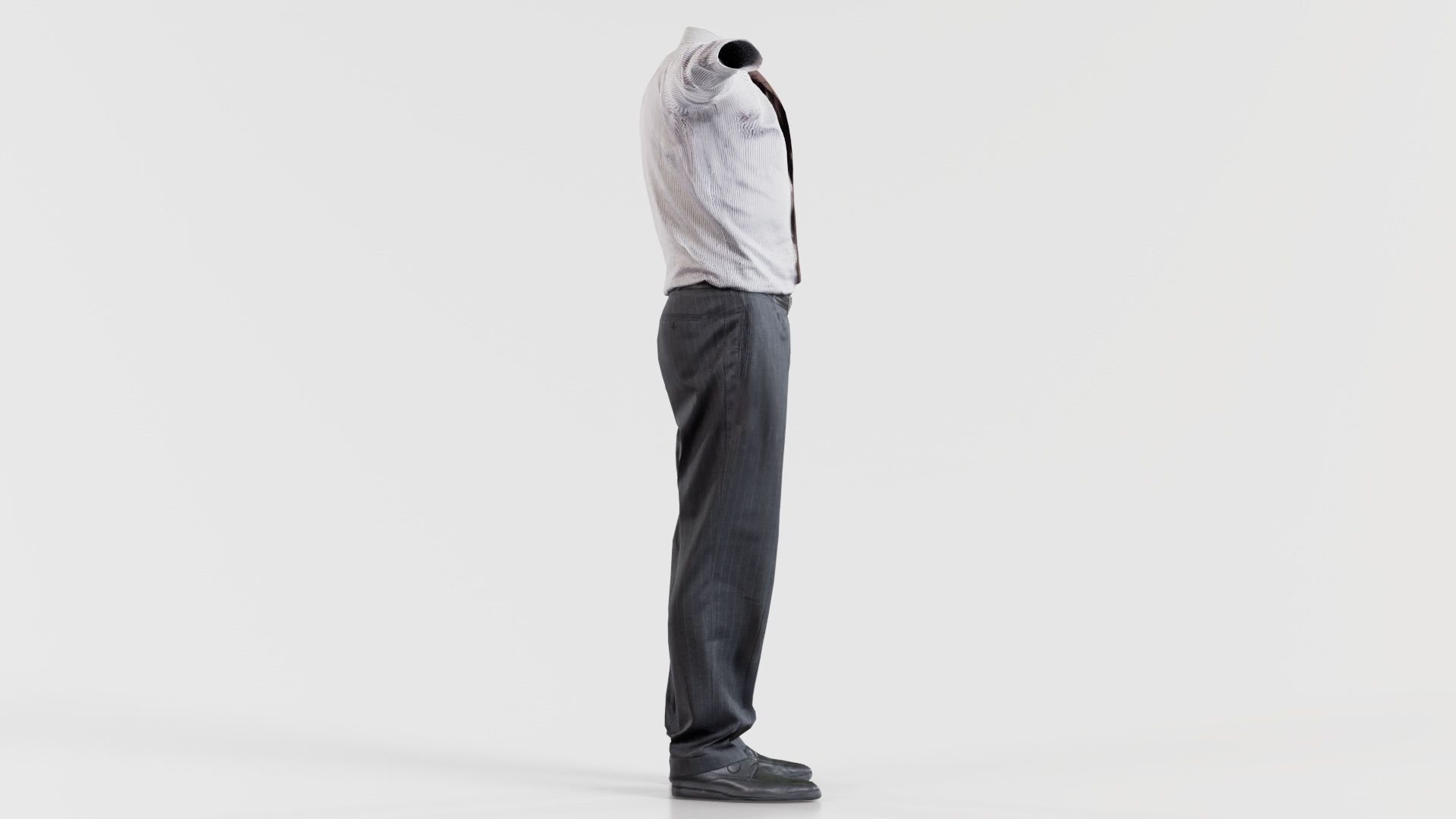 Business Costume 11 Low-poly 3D model_1