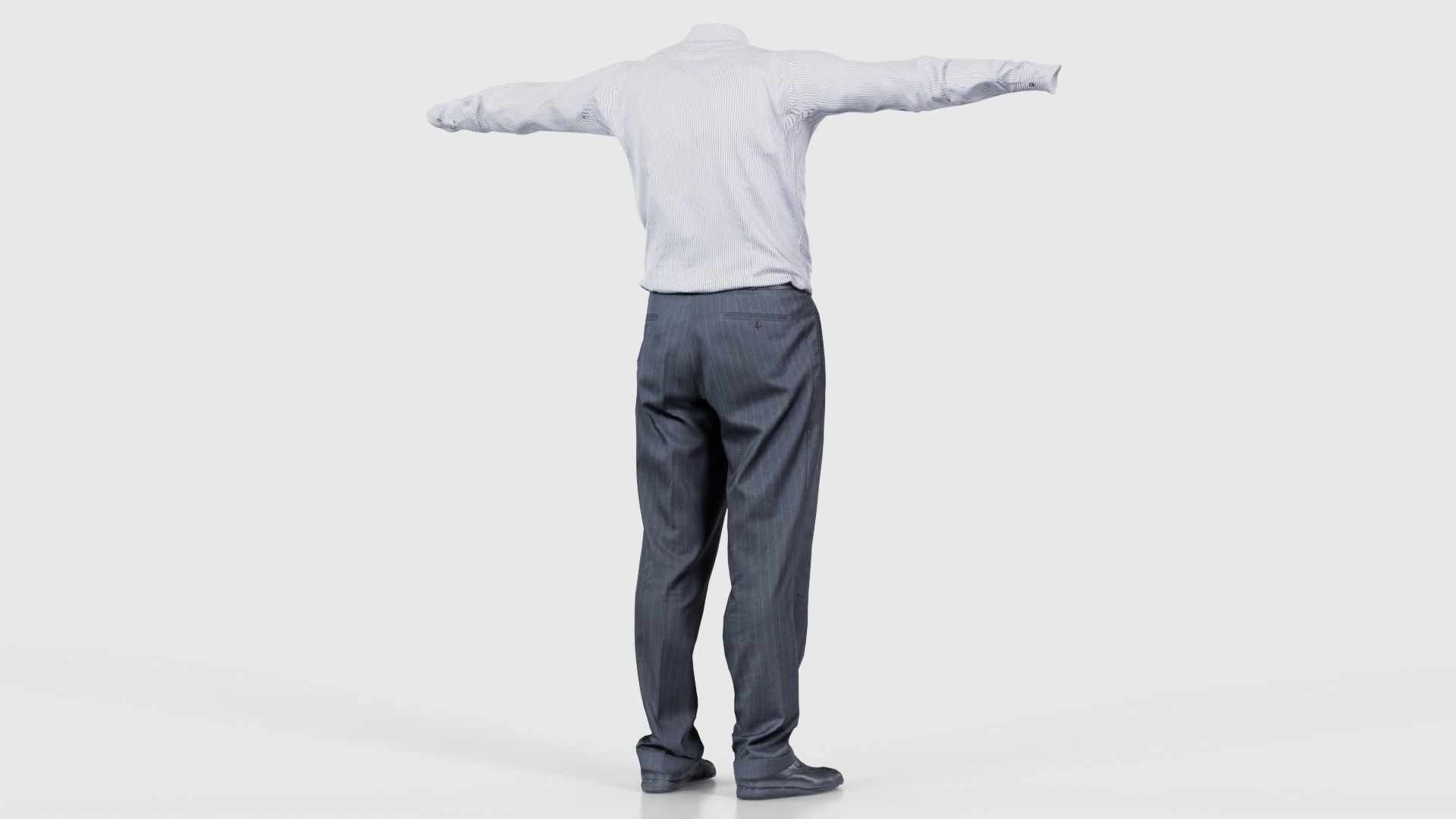 Business Costume 11 Low-poly 3D model_20