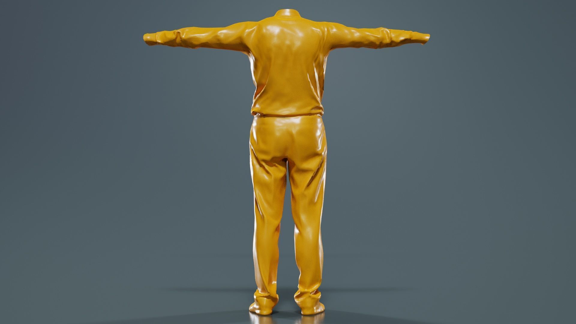 Business Costume 11 Low-poly 3D model_13