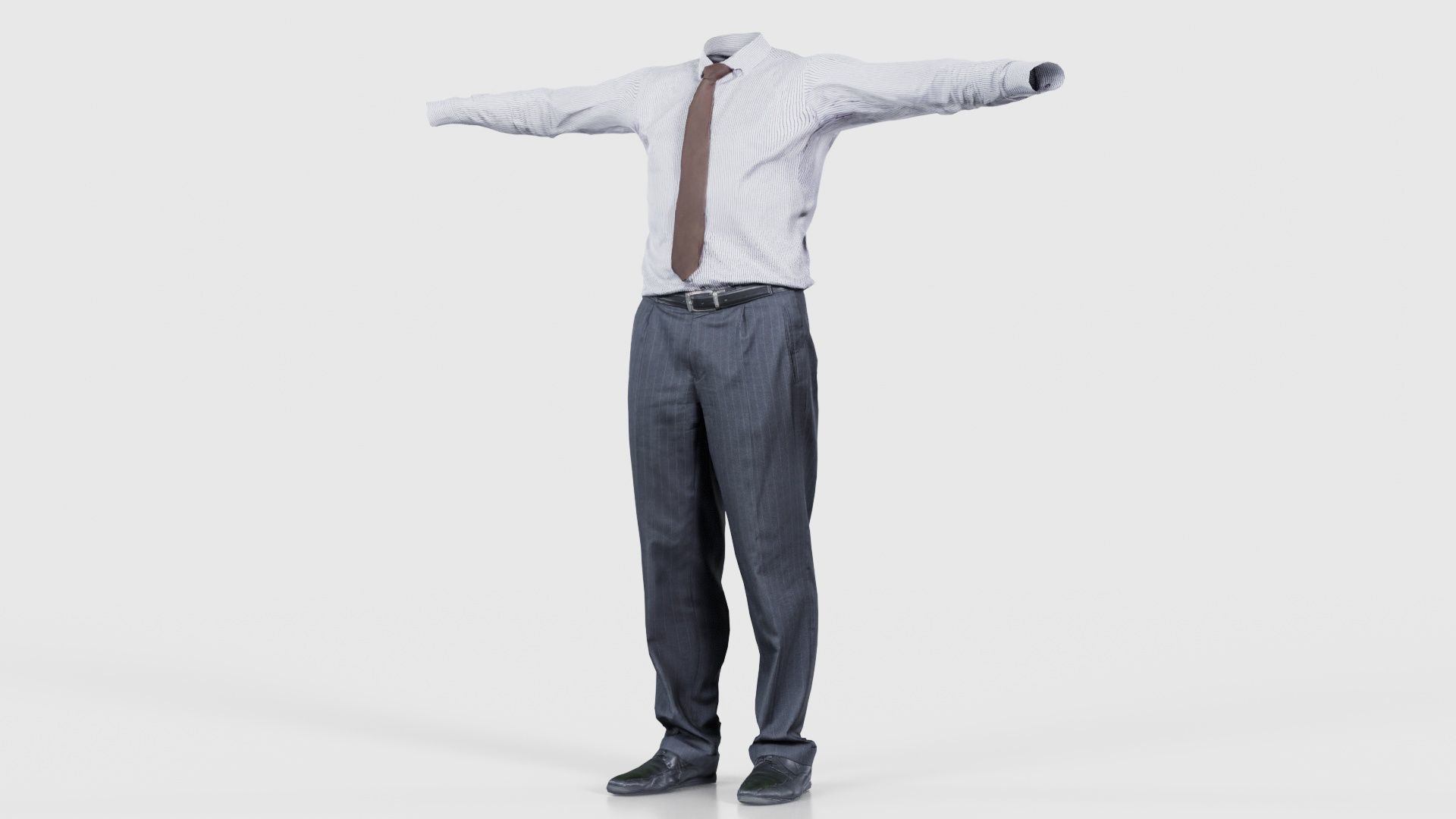 Business Costume 11 Low-poly 3D model_26