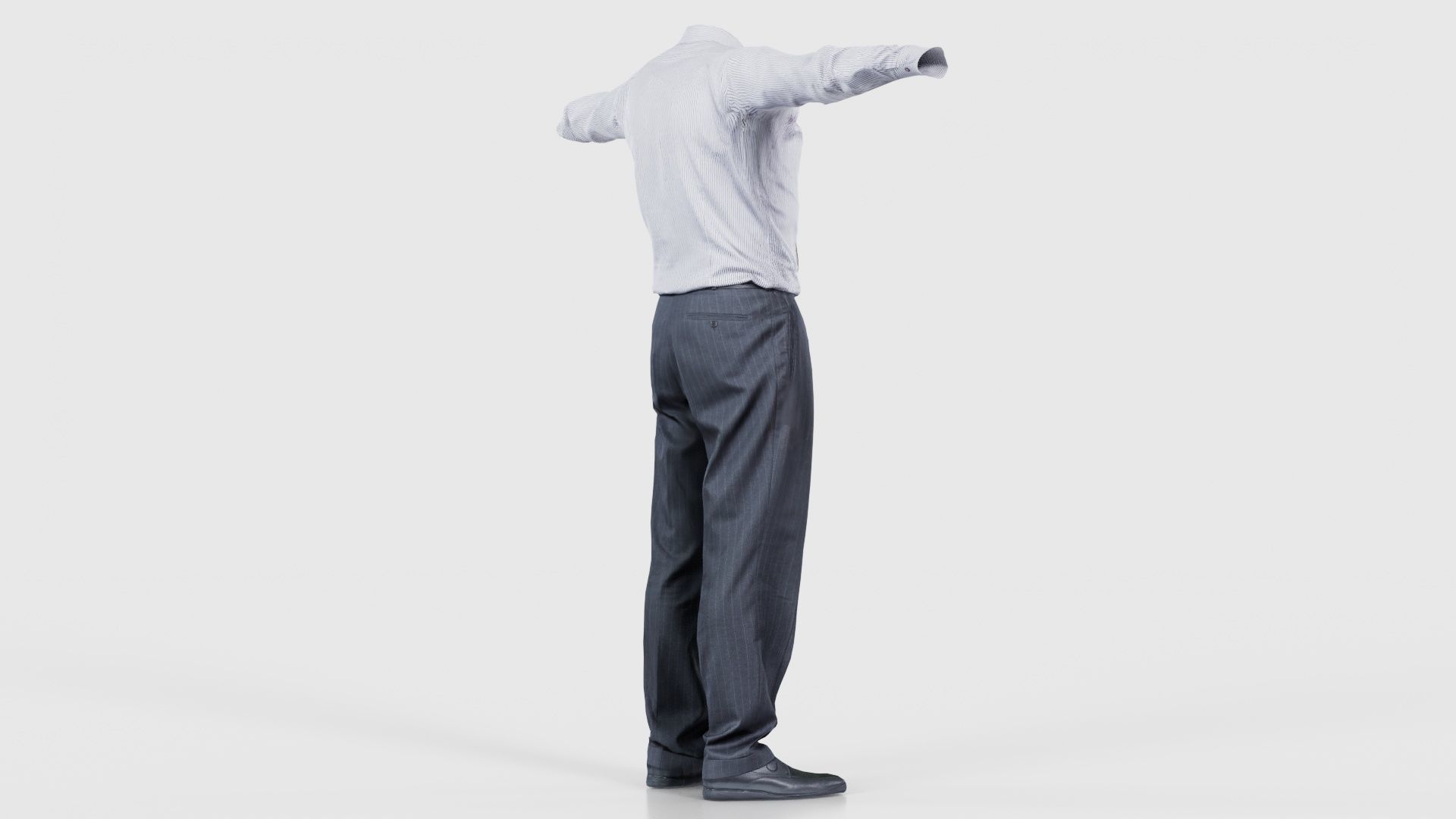 Business Costume 11 Low-poly 3D model_19