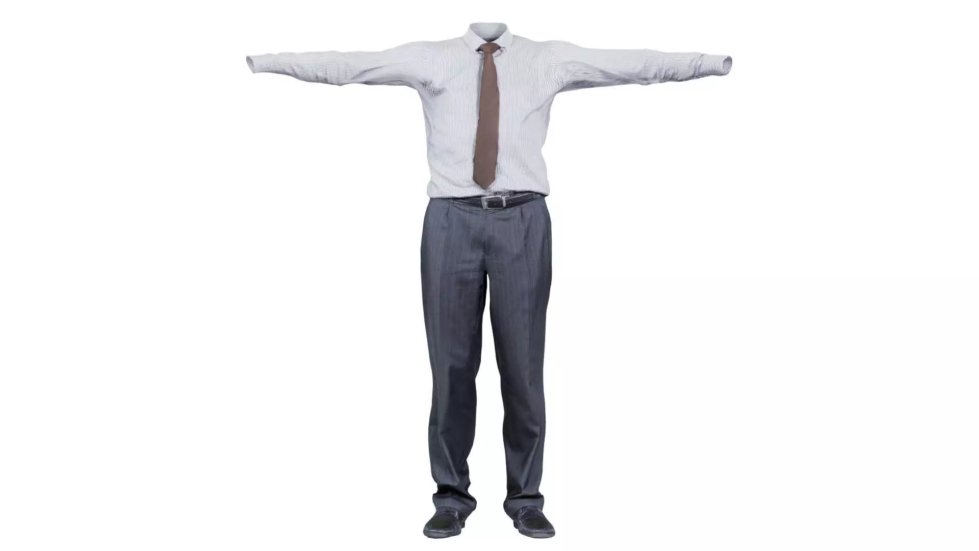 Business Costume 11 Low-poly 3D model_0