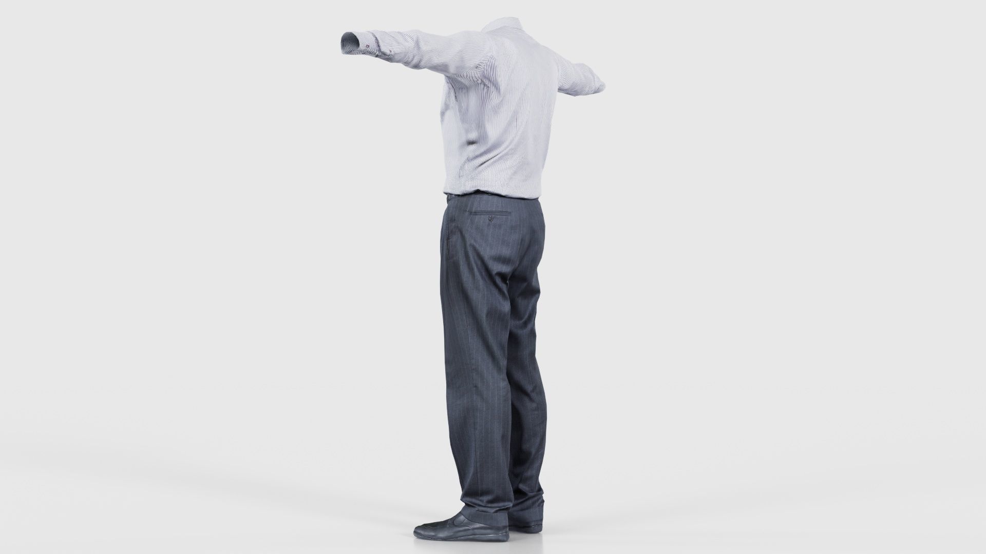 Business Costume 11 Low-poly 3D model_23