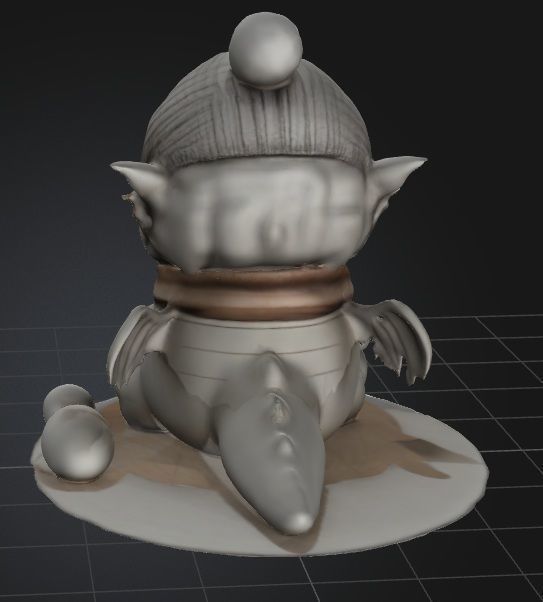 Winter Christmas  Dragon 3D print model_5