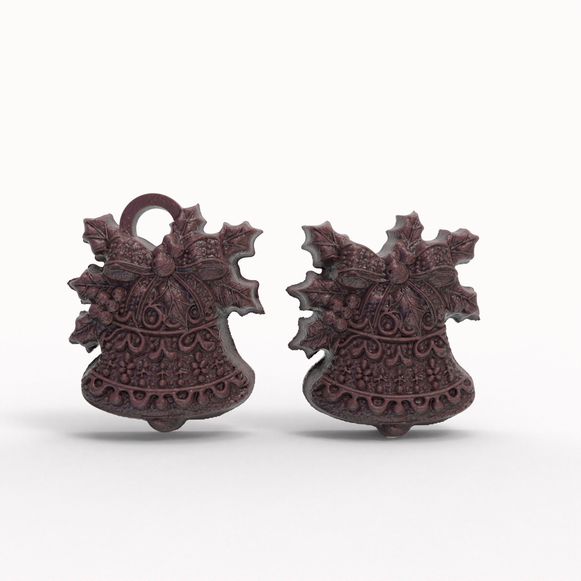 christmas bell decor  3D print model_2