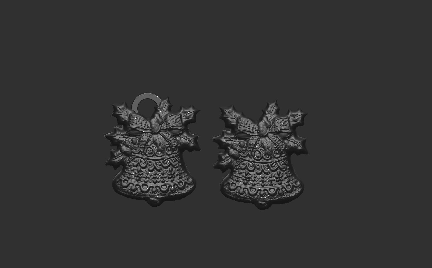 christmas bell decor  3D print model_9