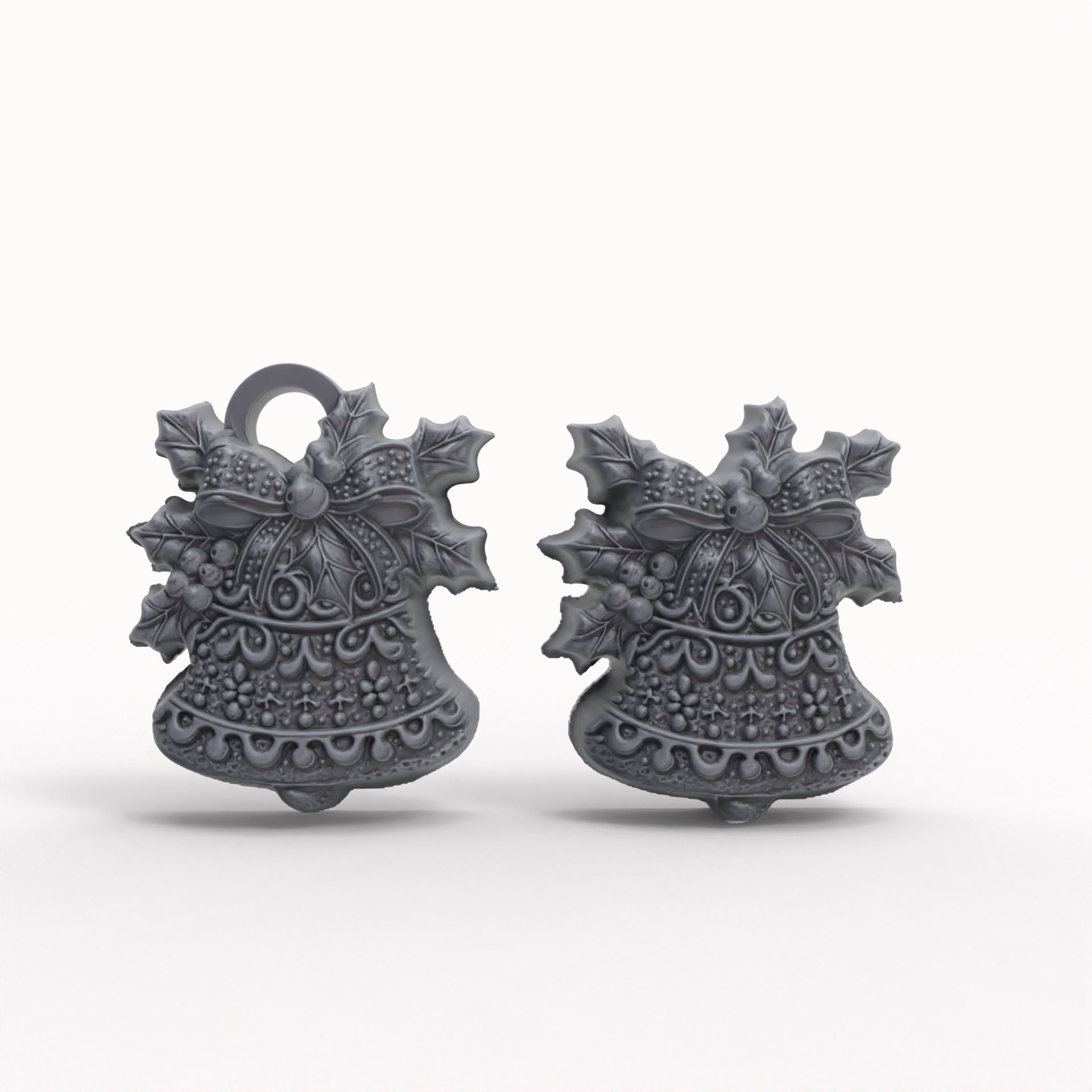 christmas bell decor  3D print model_1