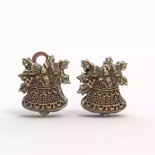 christmas bell decor  3D print model