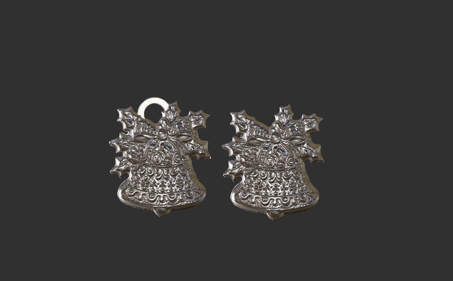 christmas bell decor  3D print model_10