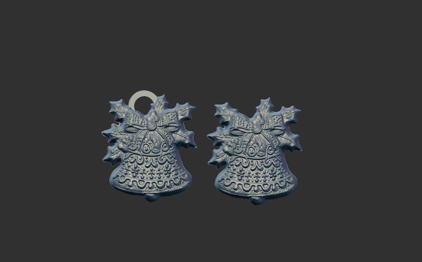 christmas bell decor  3D print model_8