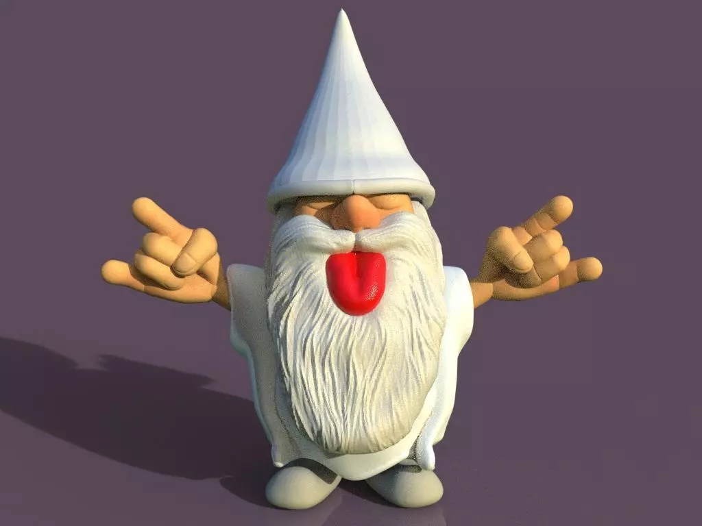 Gnome 3D print model_0