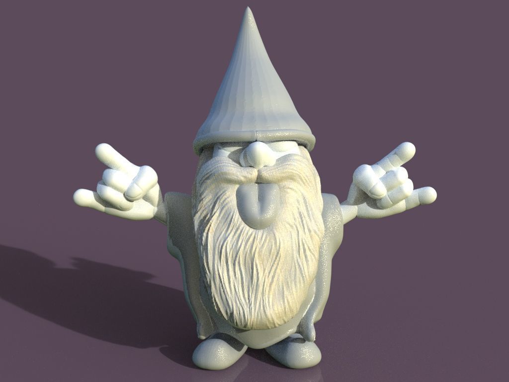 Gnome 3D print model_5