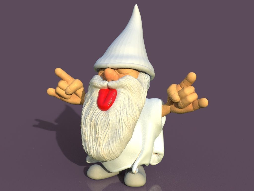 Gnome 3D print model_3