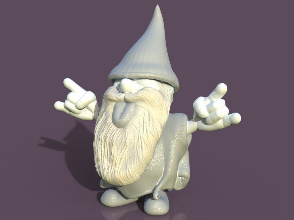 Gnome 3D print model_7