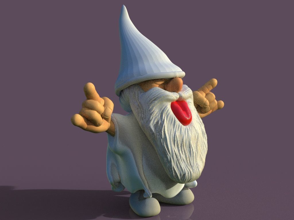 Gnome 3D print model_2