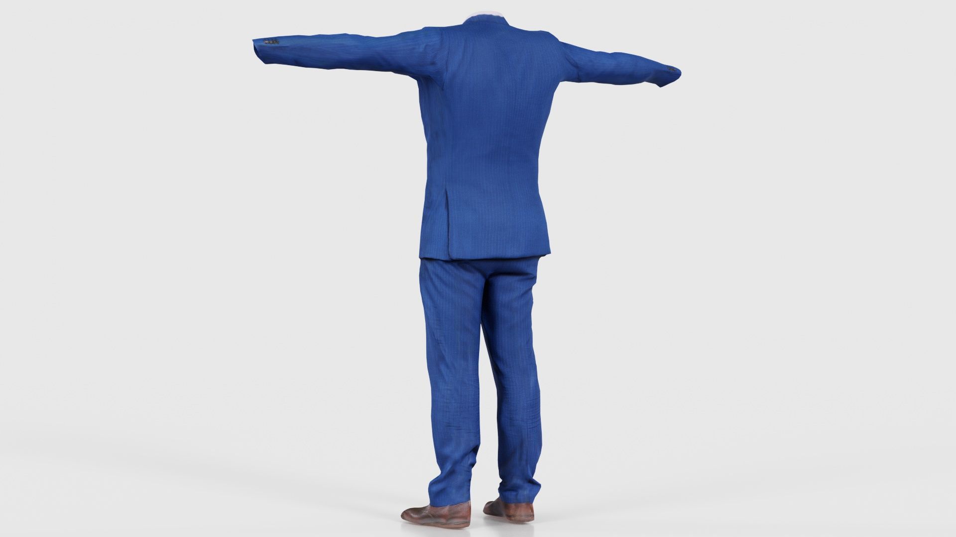 Business Costume 14 Low-poly 3D model_22