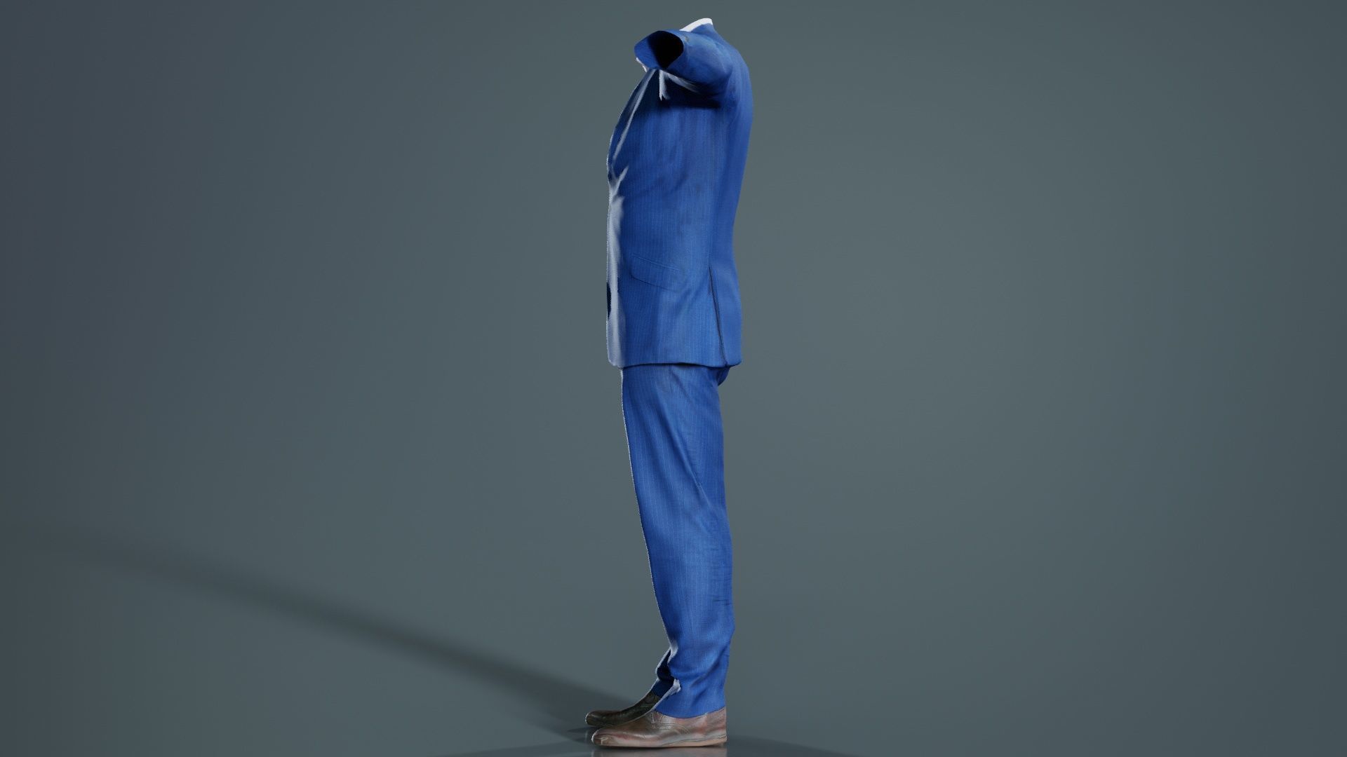 Business Costume 14 Low-poly 3D model_5