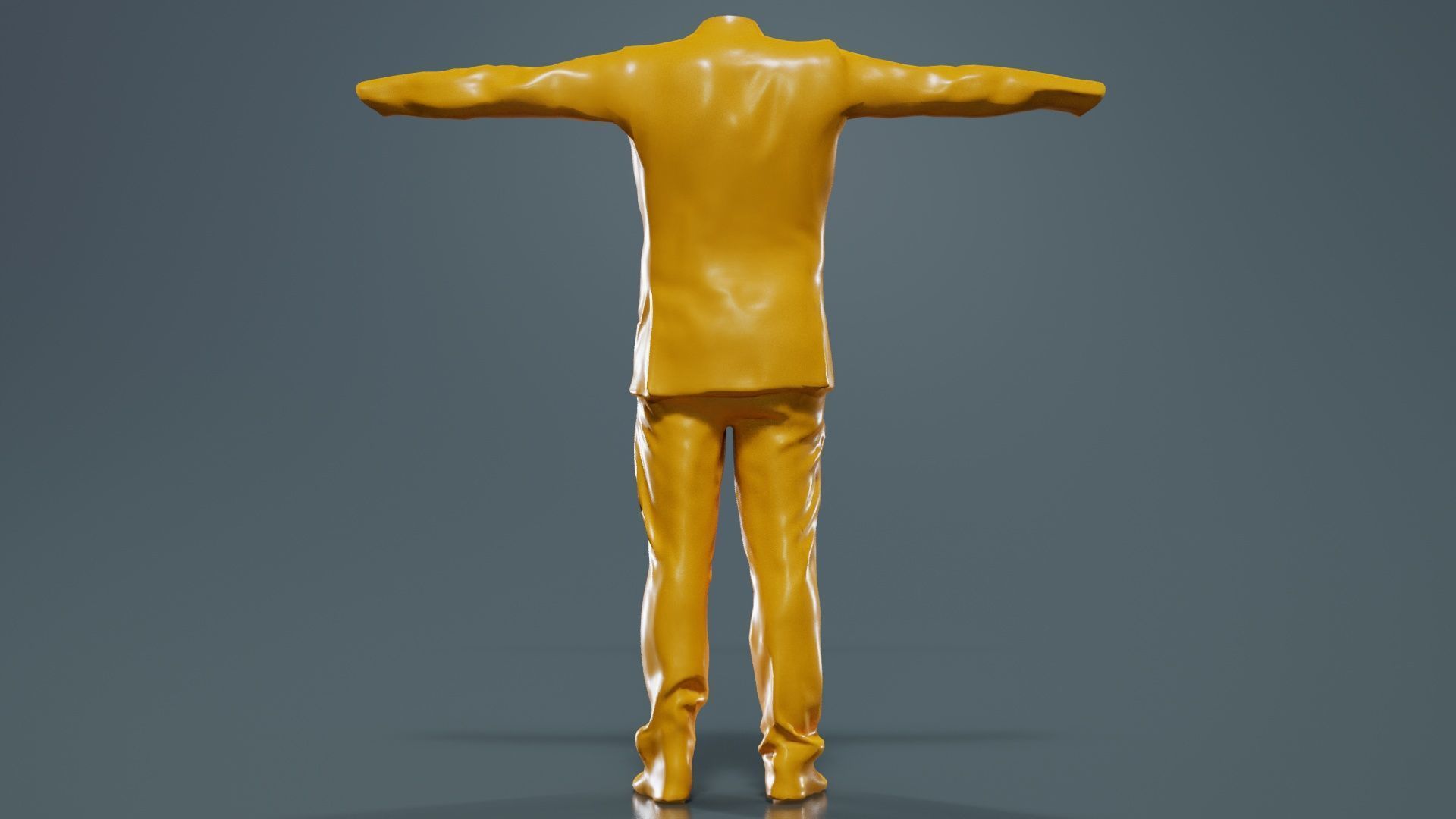 Business Costume 14 Low-poly 3D model_13