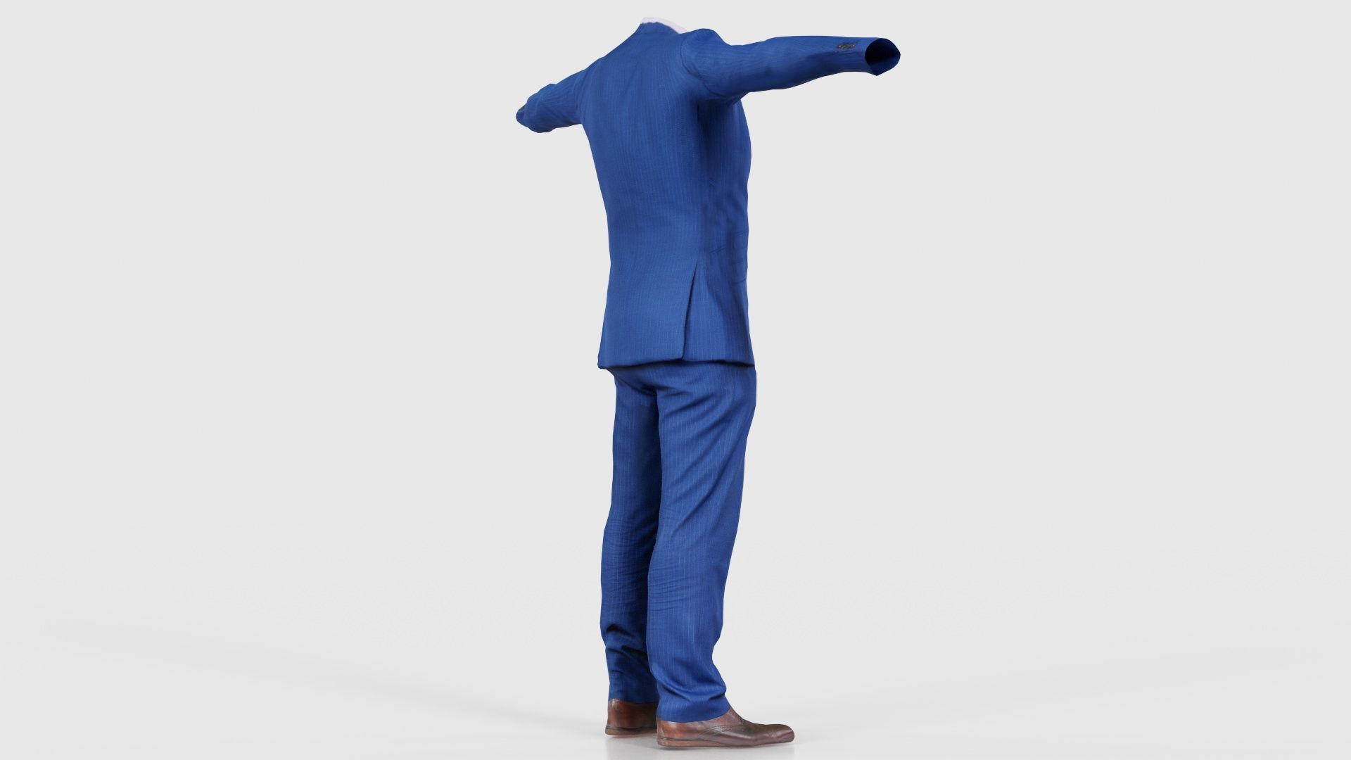 Business Costume 14 Low-poly 3D model_19