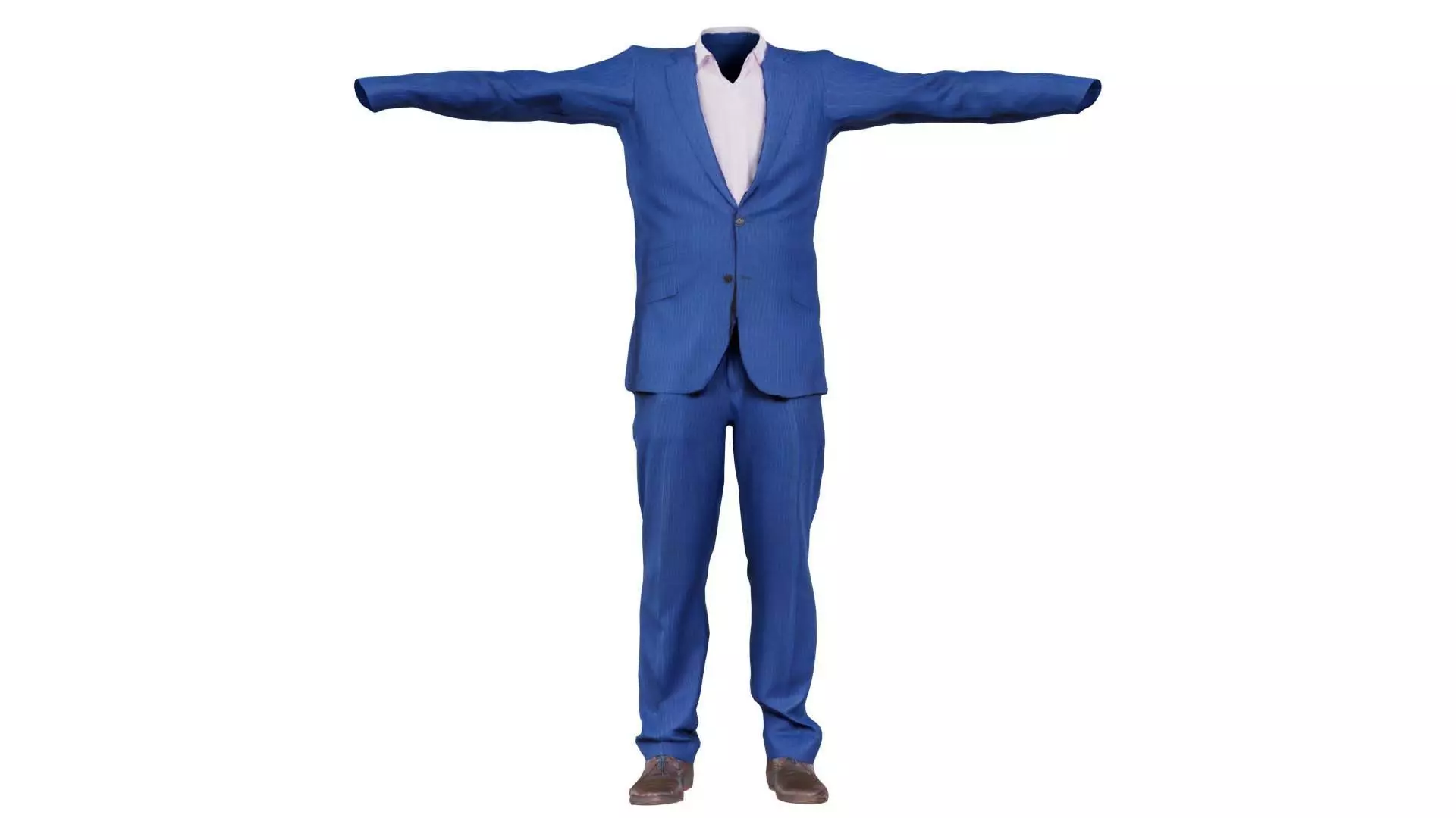 Business Costume 14 Low-poly 3D model_0
