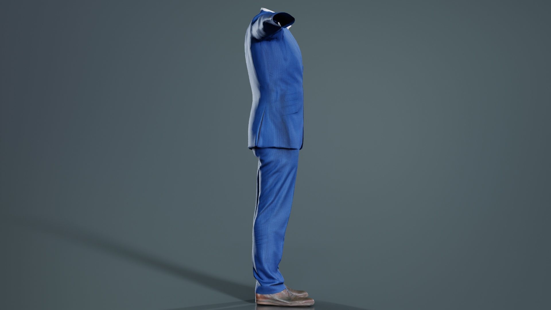 Business Costume 14 Low-poly 3D model_8
