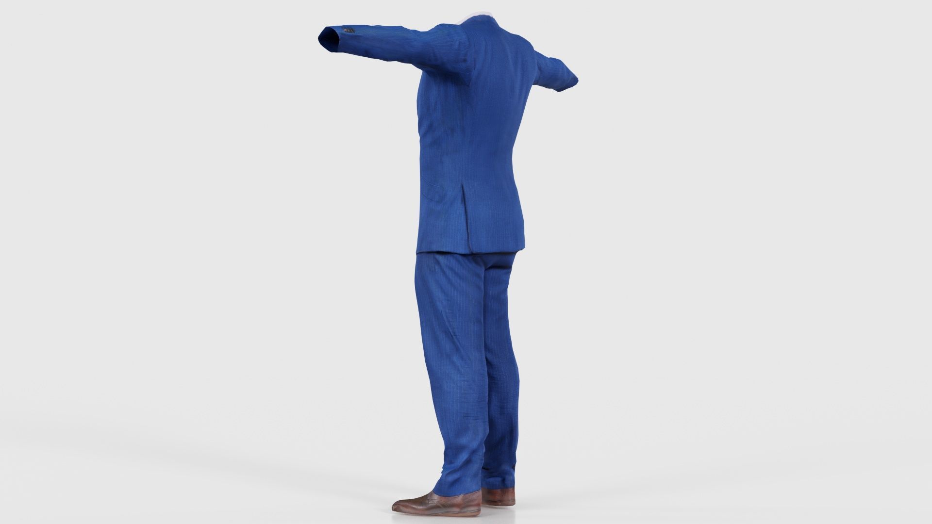 Business Costume 14 Low-poly 3D model_23