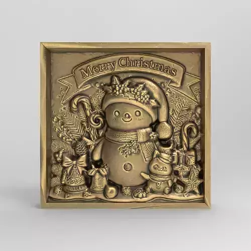 christmas card 1 decor  3D print model