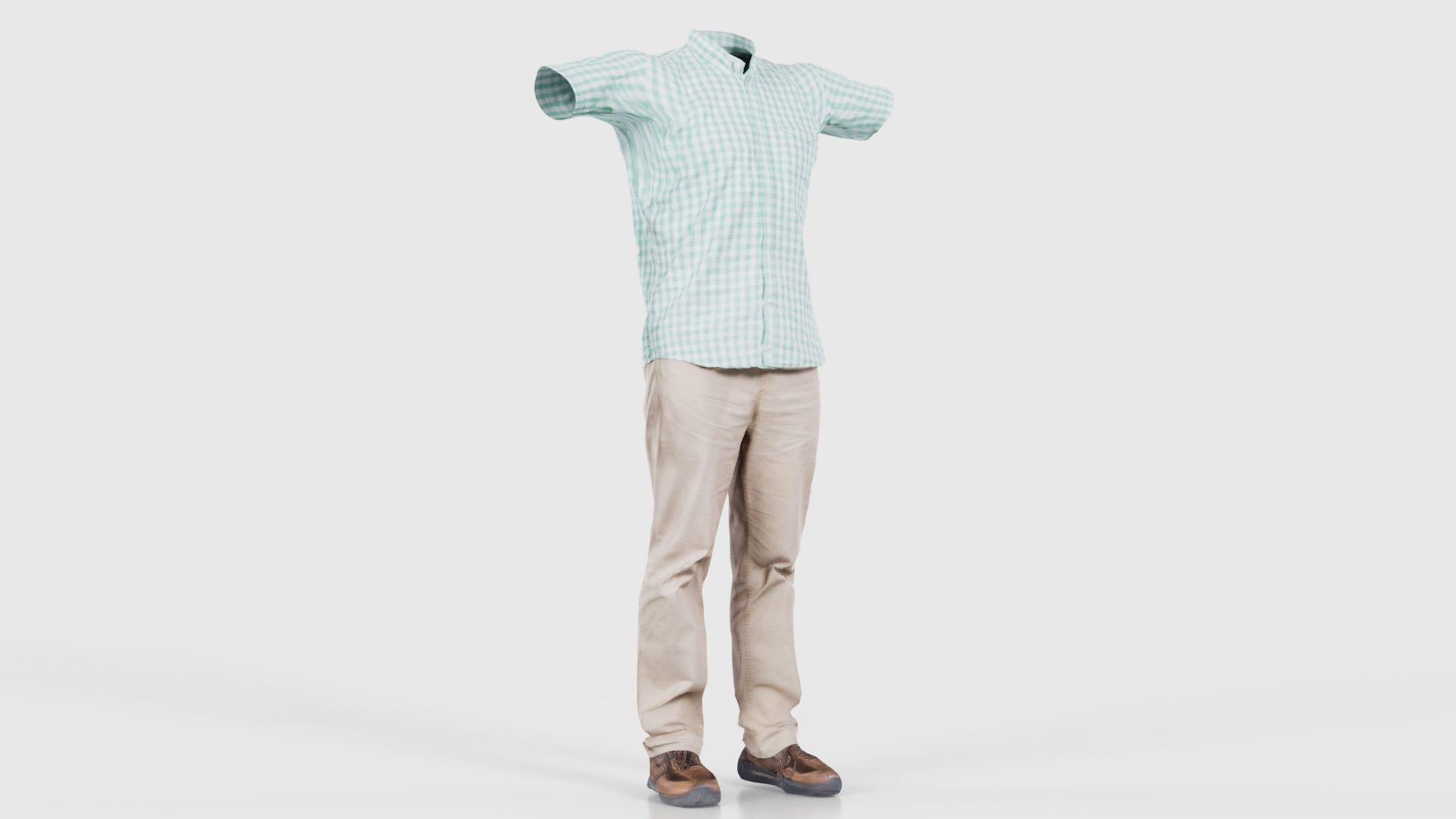 Business Costume 15 Low-poly 3D model_16