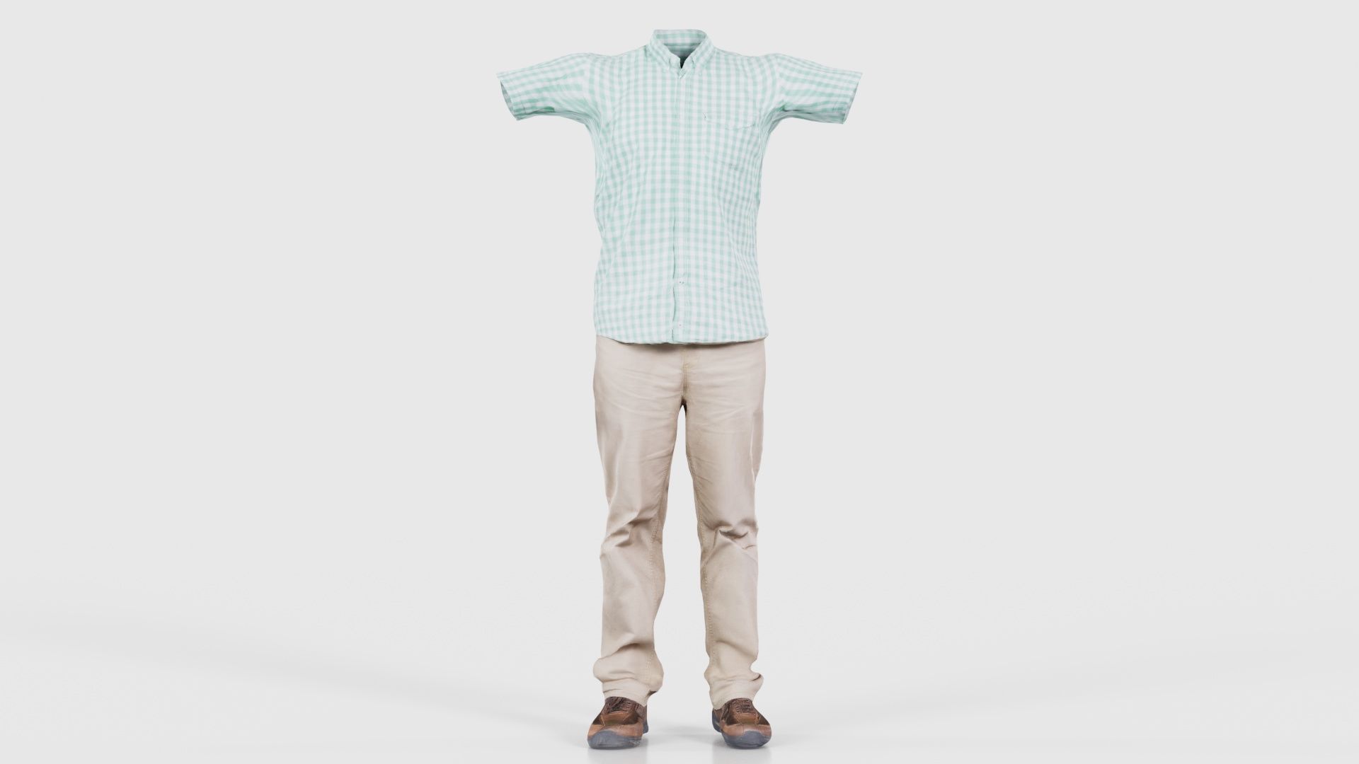 Business Costume 15 Low-poly 3D model_15