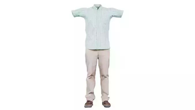 Business Costume 15 Low-poly 3D model
