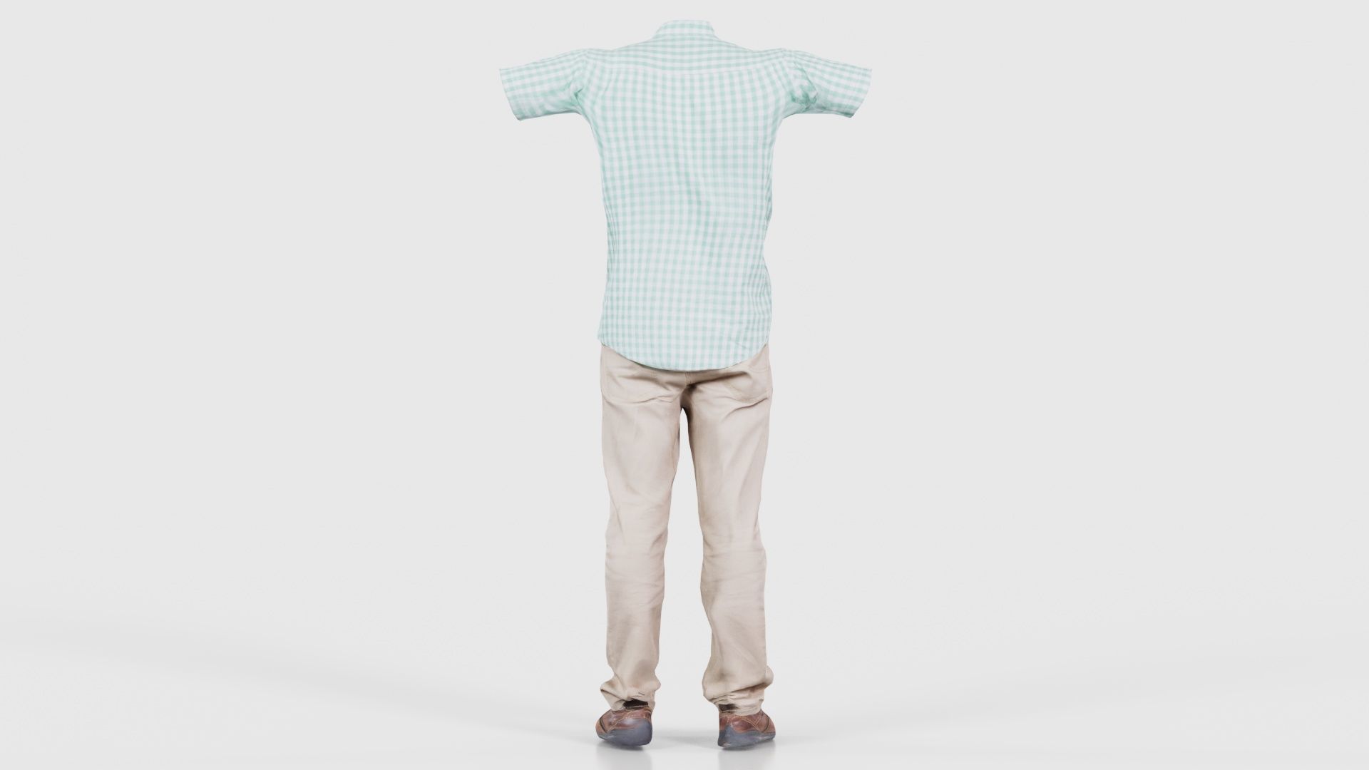 Business Costume 15 Low-poly 3D model_21